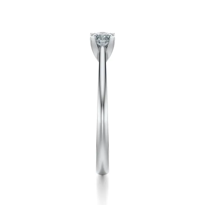 Pierścionek z białego złota z diamentem AJPZ_005